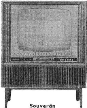 Souverän Ch= Uni 15 865.730.00; Nordmende, (ID = 357153) Television