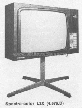 Spectra-Color L2X 4.576.D; Nordmende, (ID = 438686) Television