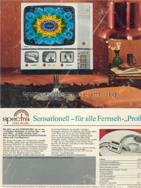 Spectra Color Studio; Nordmende, (ID = 1195793) Television