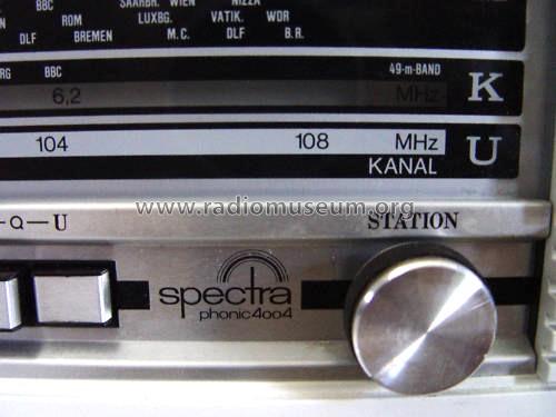 spectra phonic 4004 973.126A Ch= 733.122C; Nordmende, (ID = 812657) Radio