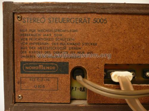 Stereo Steuergerät 5005 975.136A; Nordmende, (ID = 816819) Radio
