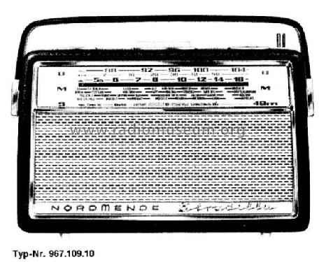 Stradella 49m F091 967.109.10 Ch= 5/609-49m; Nordmende, (ID = 1360287) Radio