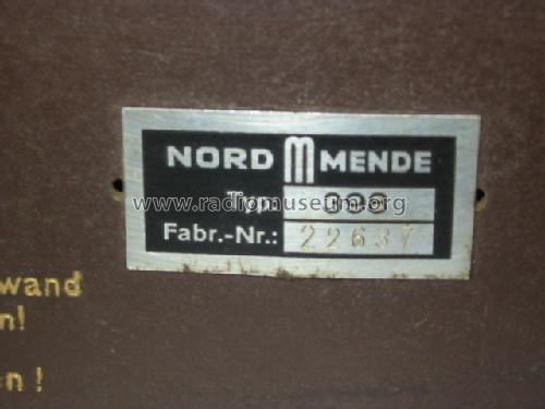 Super 398GW; Nordmende, (ID = 13511) Radio