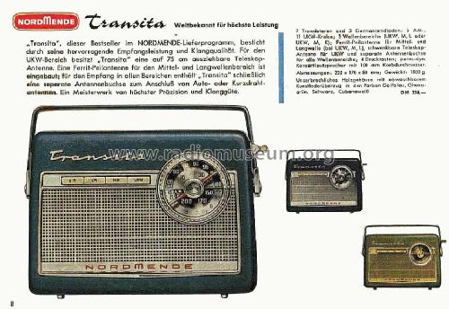 Transita Z080 Ch= 2/608; Nordmende, (ID = 256058) Radio