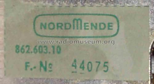 Transita de Luxe K D031 Ch= 3/603K; Nordmende, (ID = 1274266) Radio