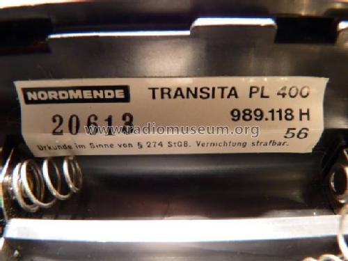 Transita PL400 989.118H; Nordmende, (ID = 1489367) Radio