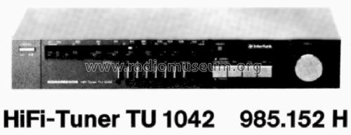 TU 1042 985.152H; Nordmende, (ID = 1122251) Radio