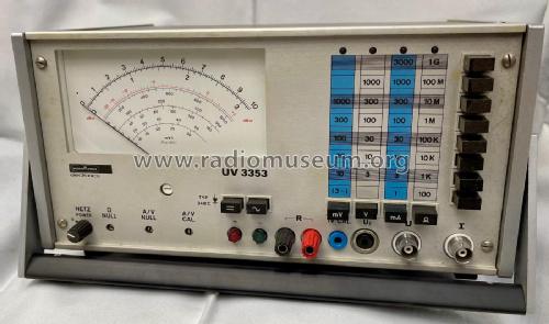 Universalvoltmeter UV-3353; Nordmende, (ID = 3203354) Equipment