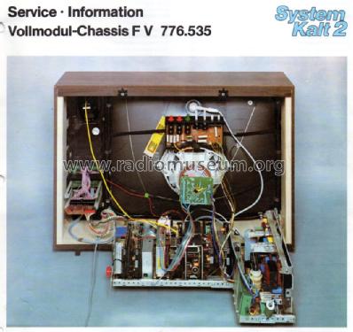 Vollmodul-Chassis F V 776.535; Nordmende, (ID = 1646025) Télévision