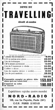 Travelling ; Nord-Radio; Paris (ID = 2600160) Radio