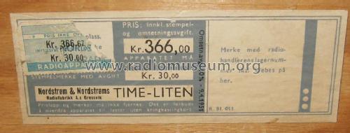 Time-Liten ; Nordstrøm & (ID = 1671823) Radio