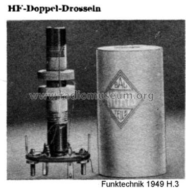 HF-Doppel-Drossel BT810; Noris Marke, Leo (ID = 1704580) mod-past25
