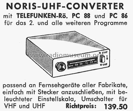 UHF-Converter ; Noris Marke, Leo (ID = 903366) Adattatore