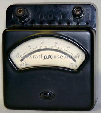 Mikroamperemeter 50 µA ; NORMA Messtechnik (ID = 1560501) Ausrüstung