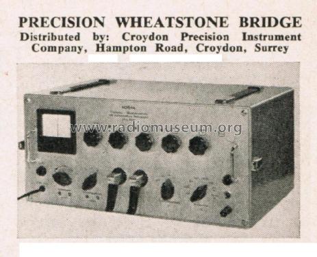 Precision Wheatstone Bridge ; NORMA Messtechnik (ID = 2761076) Equipment