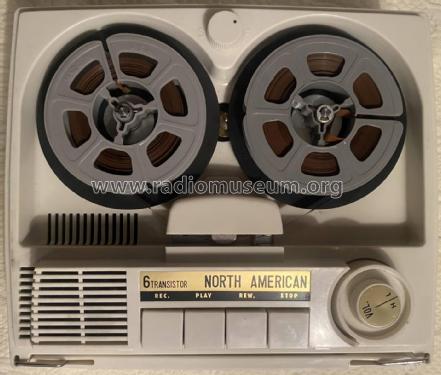 Vintage North American Portable Reel-To-Reel Tape Recorder, 6 Transistors