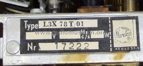 Norelco L3X78T /01; Norelco, North (ID = 489053) Radio