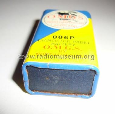 Transistor Radio Battery OMGS by Northamerican 006P; OMGS, O.M.G.S.; New (ID = 1494403) Power-S