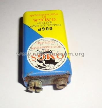 Transistor Radio Battery OMGS by Northamerican 006P; OMGS, O.M.G.S.; New (ID = 1494405) Power-S