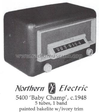 Baby Champ 5400; Northern Electric Co (ID = 1455044) Radio