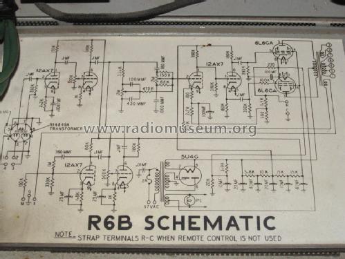 Guitar Amplifier R6B; Northern Electric Co (ID = 1497509) Verst/Mix