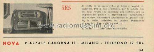 5E5 Ch= 506A; Nova Radio Novaradio (ID = 2462422) Radio