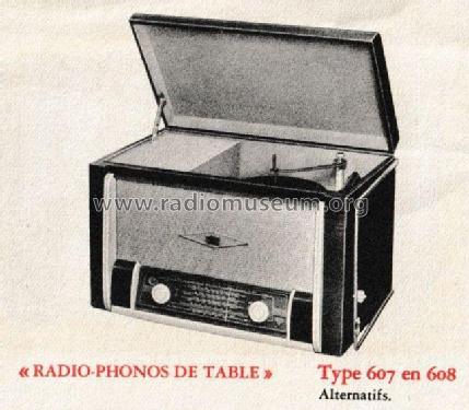 Radio-Phono de table 607; Novak also Pontiac; (ID = 2231096) Radio