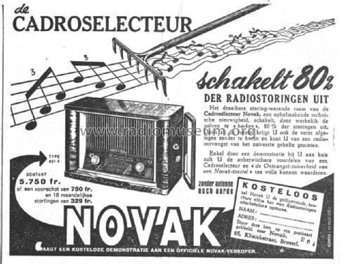 631A; Novak also Pontiac; (ID = 2484821) Radio