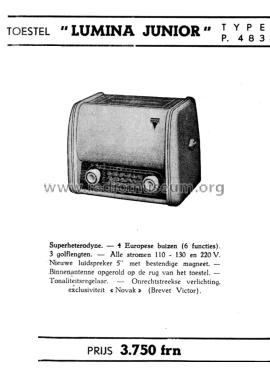 Lumina-Junior P483A; Novak also Pontiac; (ID = 1901881) Radio