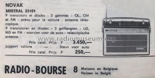 Mistral Special FM 25101 Ch= W154; Novak also Pontiac; (ID = 2963431) Radio