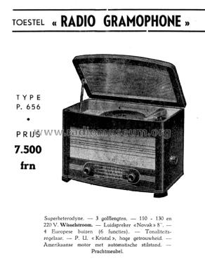 Radio-Gramophone P656 ; Novak also Pontiac; (ID = 1903293) Radio