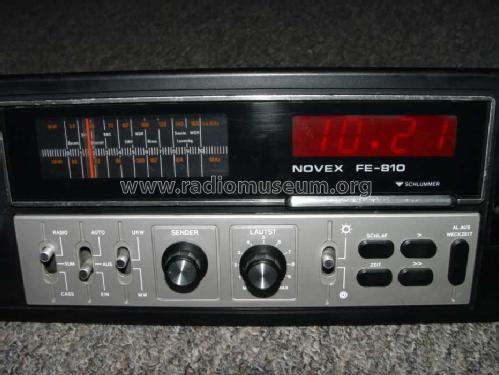 Alarm Clock Radio FE-810; Novex Electronics Co (ID = 1064288) Radio