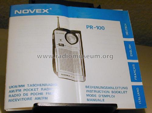 PR-100; Novex Electronics Co (ID = 2344896) Radio