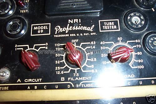 Professional Tube Tester 69; National Radio (ID = 644800) Equipment