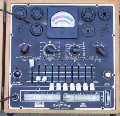 Professional Tube Tester 70; National Radio (ID = 341998) Equipment