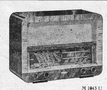 M1043U; NRI - Nordisk Radio (ID = 1329872) Radio
