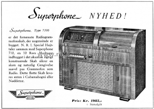 Superphone 7100 Ch= 710; NRI - Nordisk Radio (ID = 2985883) Radio