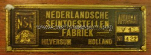 V1; NSF Nederlandsche (ID = 2453956) Radio