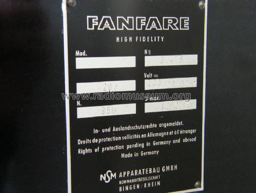 Fanfare - Silber Jukebox 100; NSM (ID = 1603017) Enrég.-R