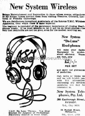 De-Lux Headphones ; NST New System (ID = 2158982) Speaker-P