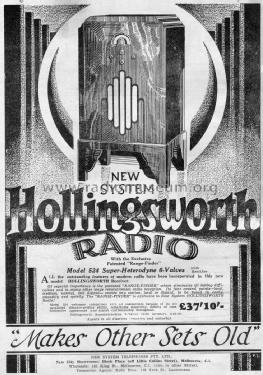 Hollingsworth 524; NST New System (ID = 2070060) Radio