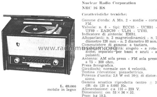 NRC16RS; Nuclear Radio (ID = 1067243) Radio