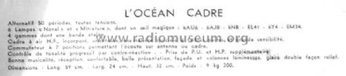 L'Océan Cadre ; Océanic, ITT Océanic (ID = 2023624) Radio