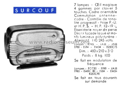 Surcouf M.F. Clavier ; Océanic, ITT Océanic (ID = 2285676) Radio