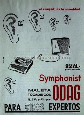 Symphonist ; Odag, Hans E. Bähr; (ID = 2371763) Sonido-V