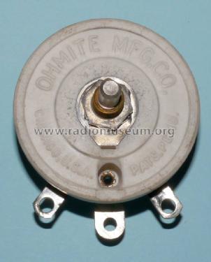 Rheostat - Potentiometer No. 0331 Series A; Ohmite Manufacturing (ID = 2223628) Bauteil