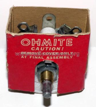 Rheostat - Potentiometer No. 0331 Series A; Ohmite Manufacturing (ID = 2223630) Radio part