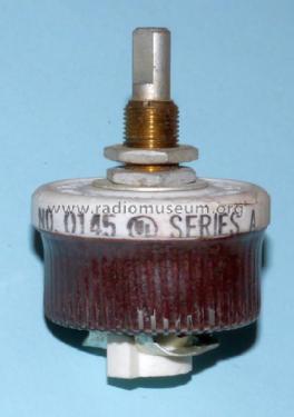 Rheostat - Potentiometer No. 0145 Series A; Ohmite Manufacturing (ID = 2224252) Bauteil