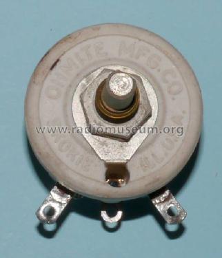 Rheostat - Potentiometer No. 0145 Series A; Ohmite Manufacturing (ID = 2224253) Radio part