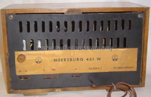 Meersburg 481W; Oligmüller; (ID = 65823) Radio